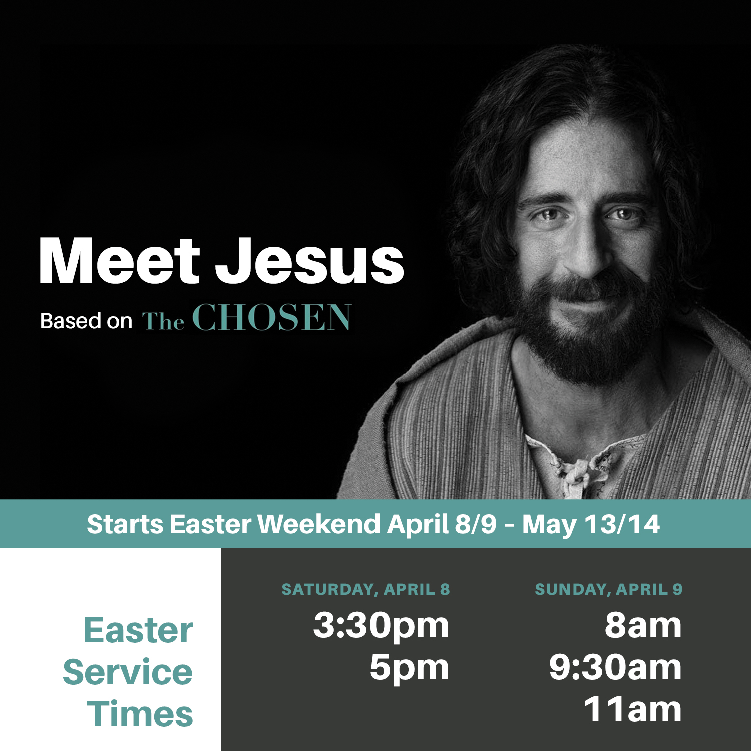 The Chosen Easter Social Media (1500x1500) First Christian Church