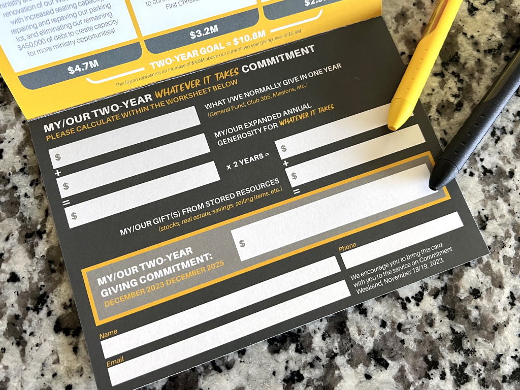 WIT - Pledge Card Image WIT - Pledge Card Image