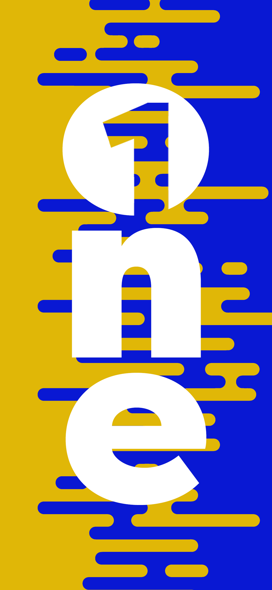 One at a Time - Digital Wallpaper (Blue Gold) One at a Time - Digital Wallpaper (Blue Gold)